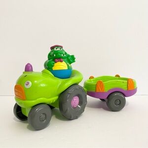 Playskool Weebles Wobble Hasbro Alligator Figure Tractor Vehicle Y2K Toy Lot